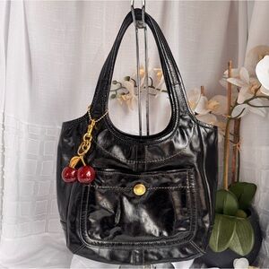 Coach Legacy Ergo black Patent leather -2007-11012 -GUC